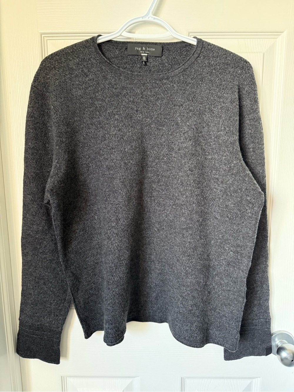 Women’s Rag And Bone Crew Neck Merino Wool Sweater | Size Extra Large
